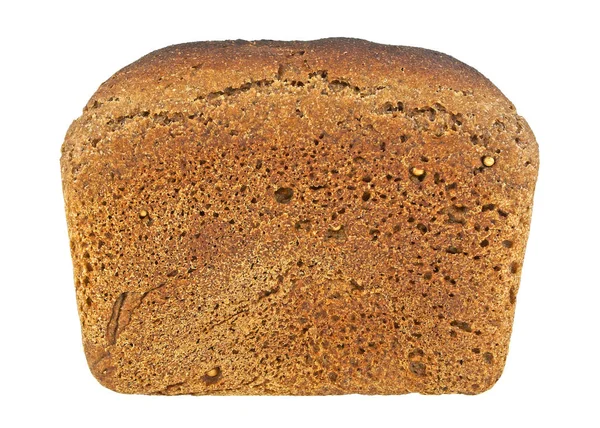 Delicioso pan de centeno aislado sobre fondo blanco —  Fotos de Stock