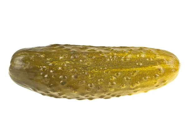 Cetriolo marinato marinato isolato su sfondo bianco — Foto Stock