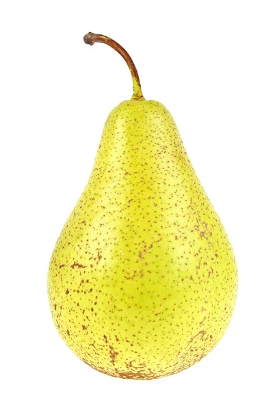 Frisse sappige geel pear geïsoleerd op witte achtergrond — Stockfoto