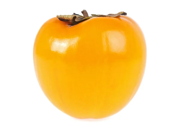 Persimmon frukt isolerad på vit bakgrund — Stockfoto