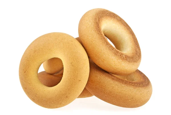 Bagels geïsoleerd op een witte achtergrond — Stockfoto