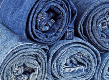 arka plan bir yığının kot haddelenmiş