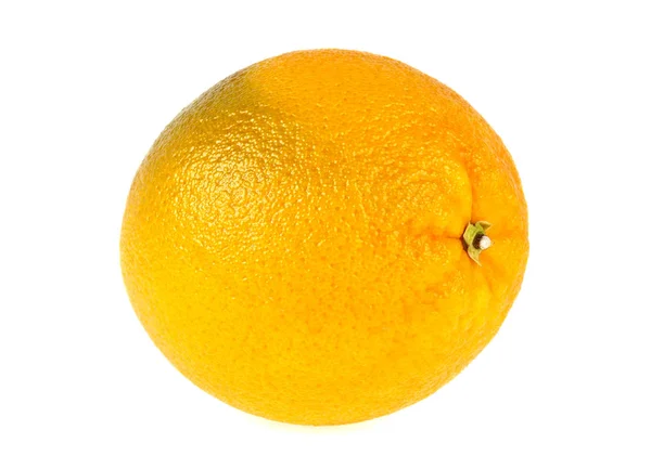 Saftige frische Orange isoliert auf weißem Hintergrund — Stockfoto