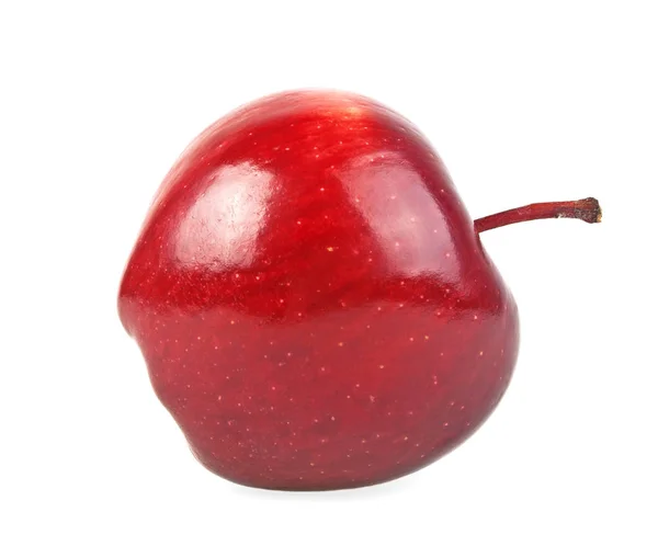 Pomme rouge isolée sur fond blanc — Photo