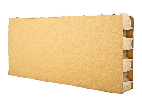Cardboard on a white background — Stock Photo, Image