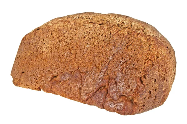 Roggenbrot auf weißem Hintergrund — Stockfoto