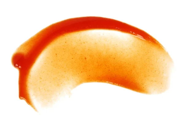 Ketchup de tomate aislado sobre un fondo blanco — Foto de Stock