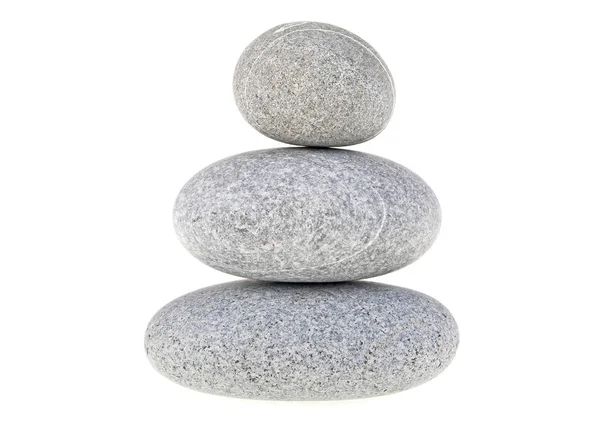 Stones isolated on white background — Stock Photo, Image