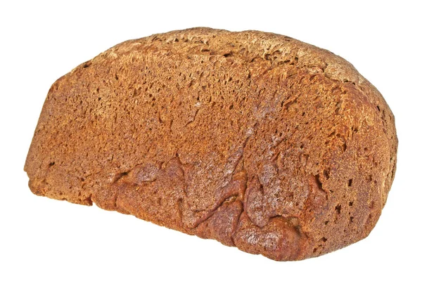 白背景的黑面包 — 图库照片