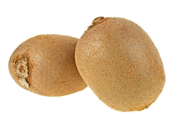 Kiwis mûrs isolés sur fond blanc — Photo