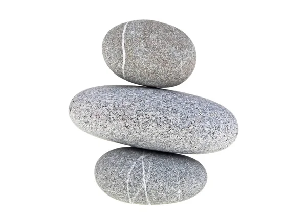 Πέτρες που απομονώνονται σε λευκό φόντο — Φωτογραφία Αρχείου