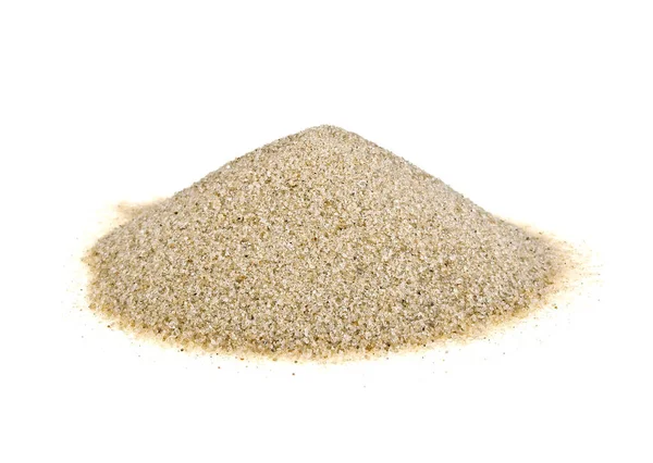 Pile of sand isolated on a white background — Stock Photo, Image