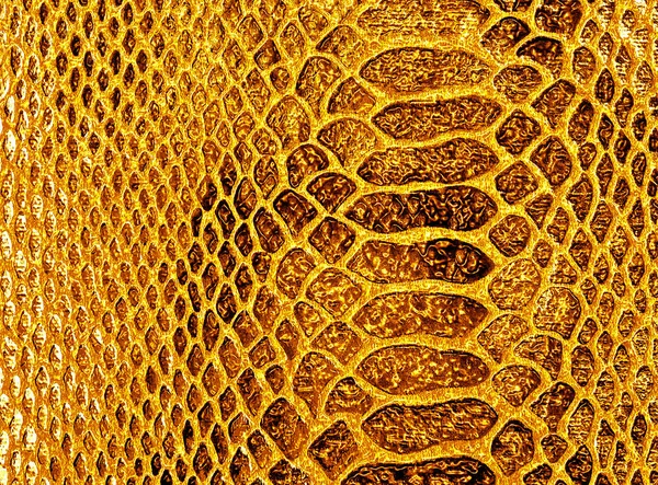 Amarelo pele de cobra fundo — Fotografia de Stock