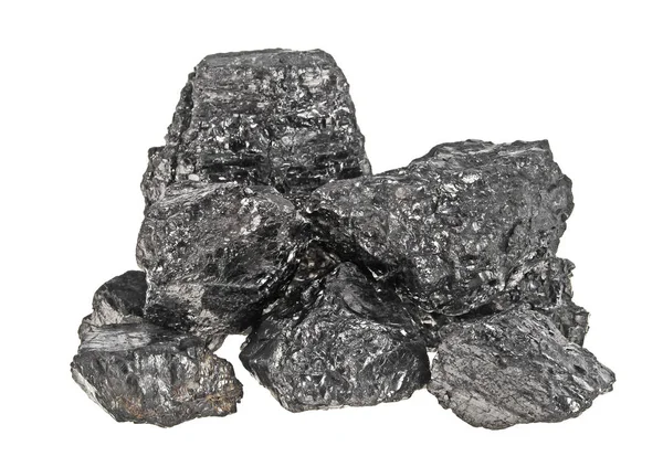 Coal isolated on a white background — Stock Photo, Image