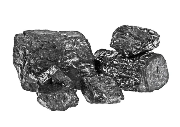 Coal isolated on a white background — Stock Photo, Image