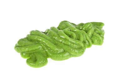 Wasabi beyaz arka planda izole