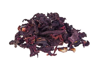 Beyaz bir arka plan üzerinde izole hibiscus çay Makinası