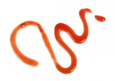 Beyaz bir arka plan üzerinde meyve reçeli