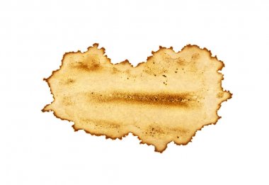 Beyaz arka planda izole kahve lekeleri