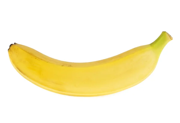 Reife Banane isoliert auf weißem Hintergrund — Stockfoto