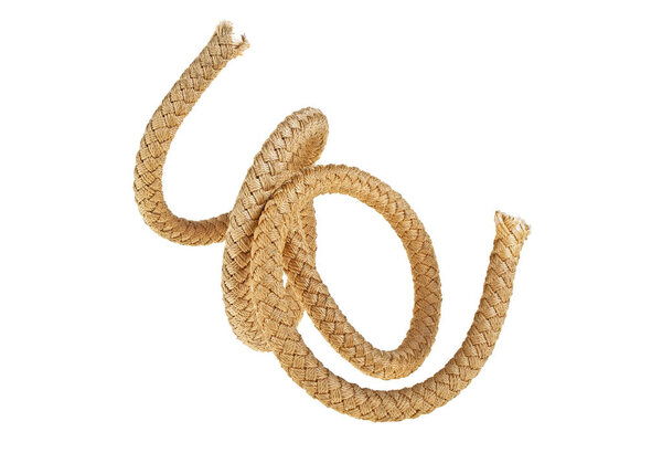 Rope isolated on a white background