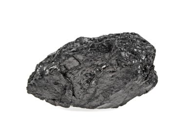 kömür beyaz arkaplanda izole edildi