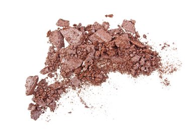 Göz gölgesi beyaz arkaplanda izole edildi