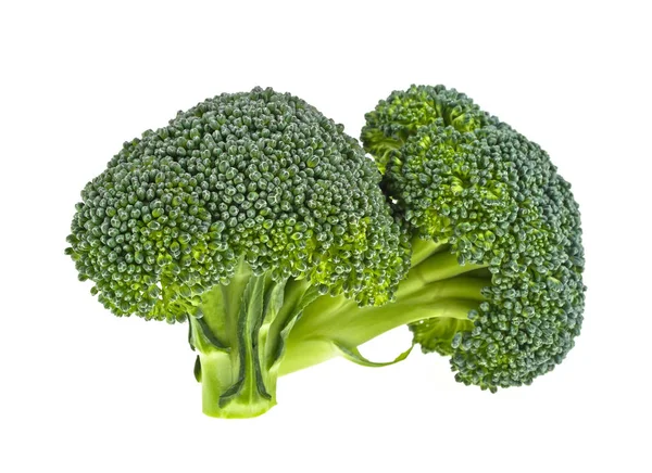 Färsk broccoli isolerad på en vit bakgrund — Stockfoto