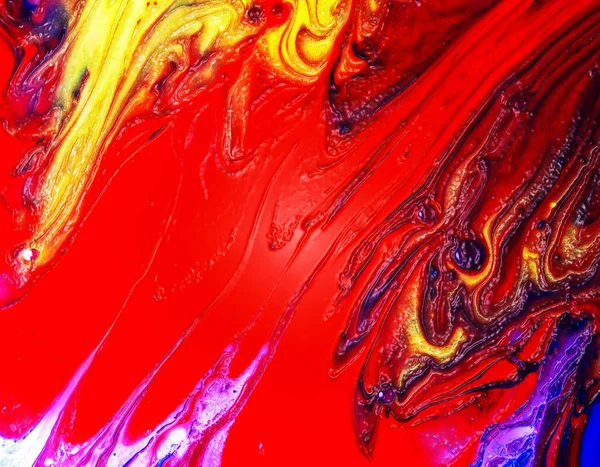Abstract art background. Close up of different color oil paint. — Stock Photo, Image