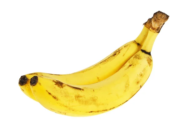 白色背景上的两个香蕉 — 图库照片