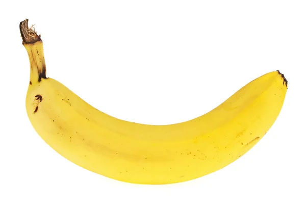 Plátano aislado sobre fondo blanco — Foto de Stock