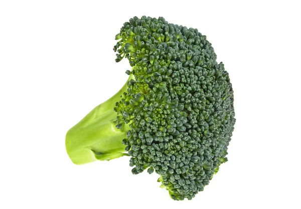 Färsk rå broccoli isolerad på vit bakgrund — Stockfoto