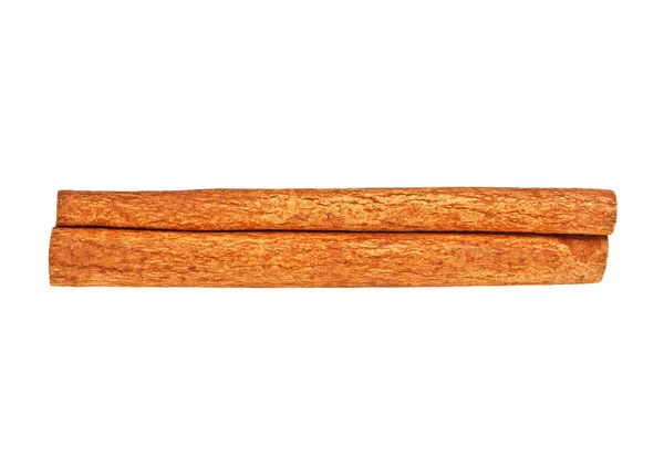 Cinnamon stick on a white background, top view — Stock Photo, Image