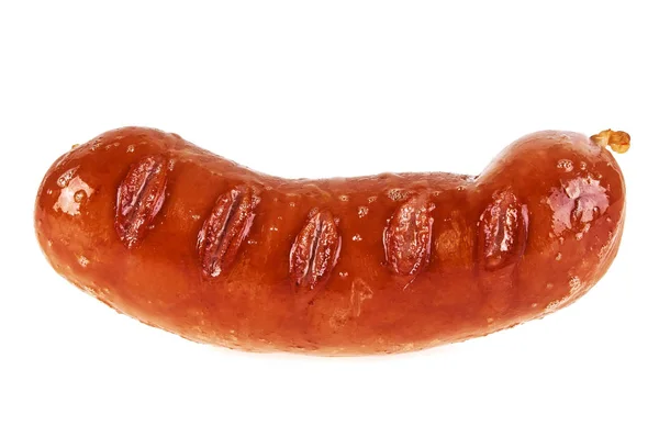 Grillwurst isoliert auf weißem Hintergrund — Stockfoto