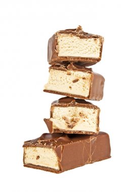 Yumuşak karamel toffee çikolatalı kapalı bar