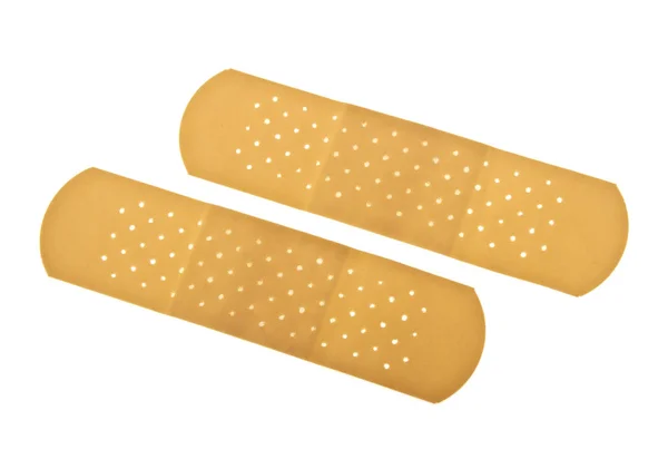 Medical adhesive plasters on a white background — Stock Photo, Image