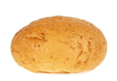 Bun beyaz arkaplanda izole edildi