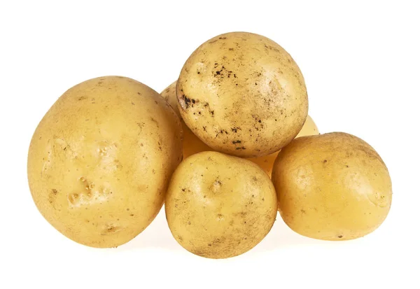 Pile of potatoes isolated on a white background — Stock Photo, Image