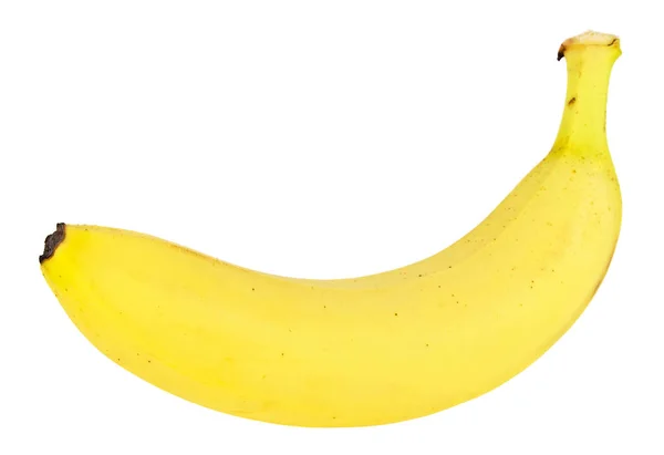 Reife Banane auf weißem Hintergrund — Stockfoto