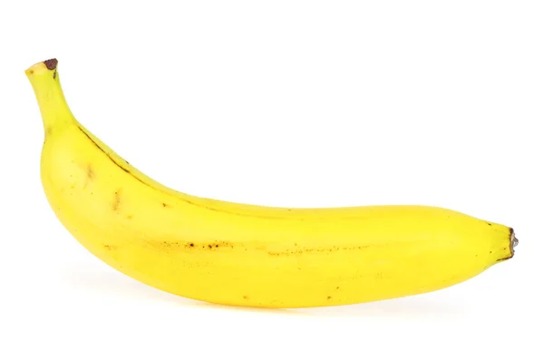 Plátano sobre un fondo blanco — Foto de Stock