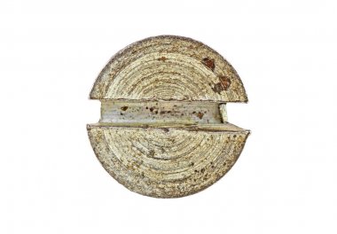 Başlık beyaz arkaplanda izole