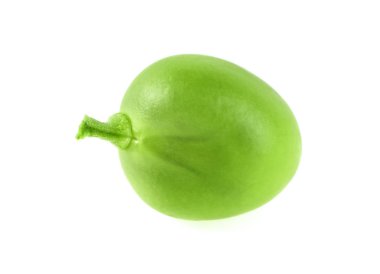 Beyaz bir arka plan üzerinde izole yeşil bezelye