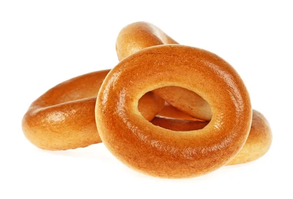 Bagels isolerad på vit bakgrund — Stockfoto