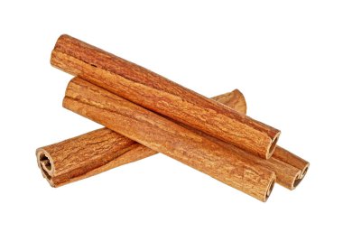 Tarçın baharat, beyaz bir arka plan sopa