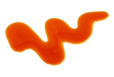 Beyaz arka plan üzerinde izole tatlı Karamel Sos