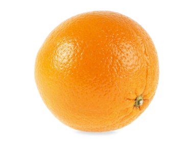 Beyaz arka planda izole edilmiş portakal meyvesi