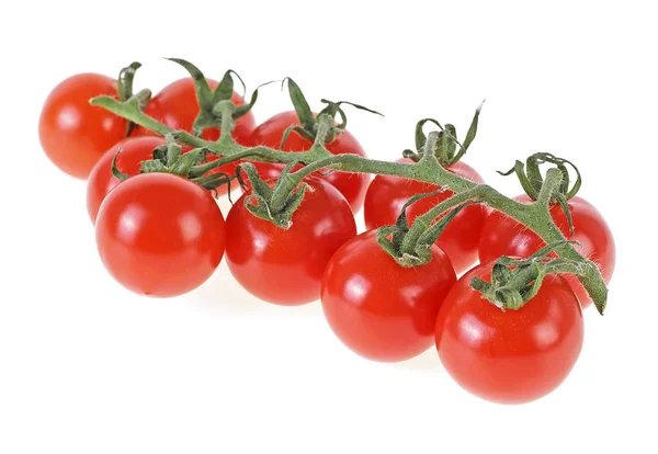 Cherry tomatoes isolated over white background — Stock Photo, Image