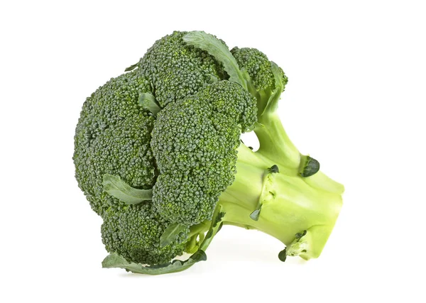 Nahaufnahme von frischem grünem Gemüse, isoliert über weißem Hintergrund — Stockfoto
