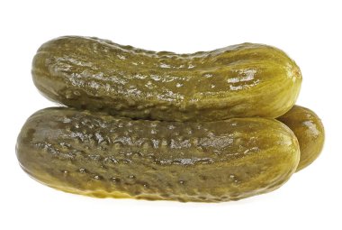 Beyaz bir arka planda turşusu