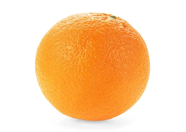 Olgun portakal meyvesi beyaz arkaplanda izole — Stok fotoğraf
